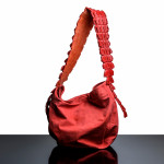 Ladies Hobo bag in red