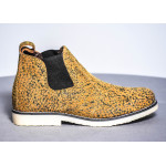 Exotic Print Leather Boot