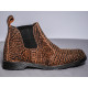 Exotic Print Brown Ladies Leather Boot