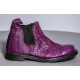 Purple Ladies Leather Boot